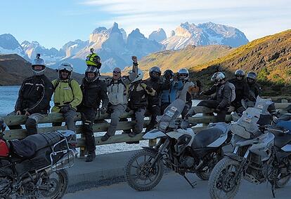 Guided Group Motorcycle trip Torres del Paine