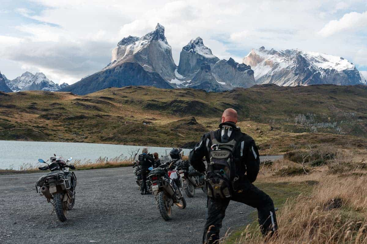 Eric staring off into the distance during a cold day in Patagonia.