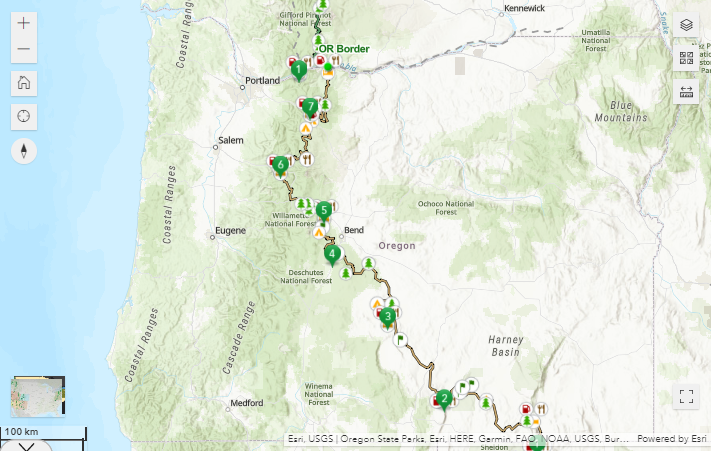 Truck Supported Oregon Backcountry Discovery Route